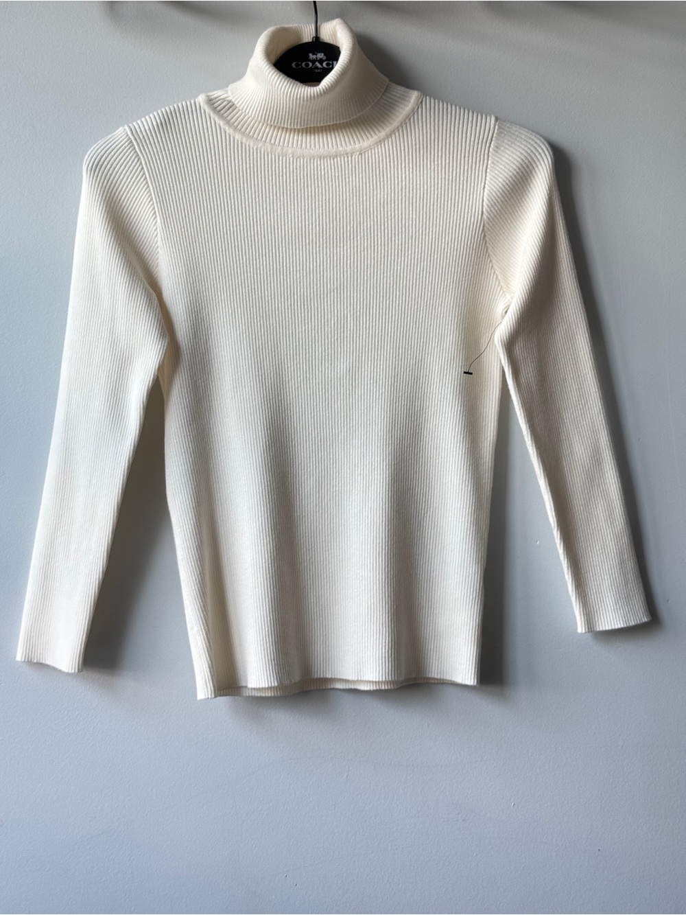 Pomander Place (Tuckernuck) Ribbed Turtleneck Sweater - Cream Size XS